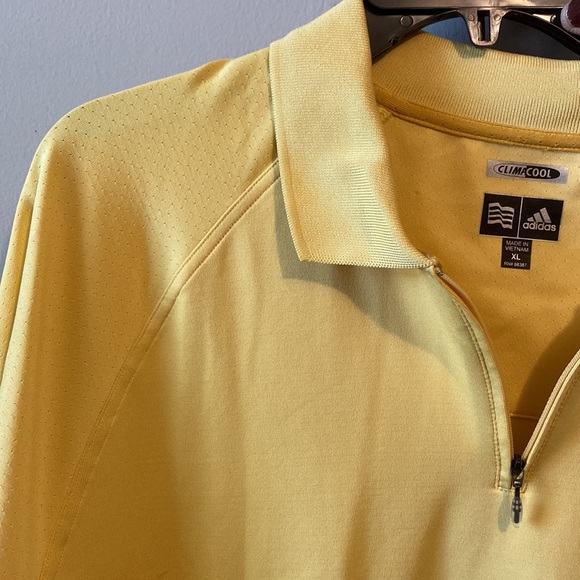 Adidas Men’s ClimaCool Short Sleeve 1/4 Zip Polo Shirt - Picture 6 of 6